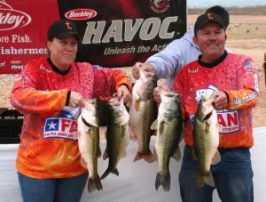 Earl and Leisha Loggains win FAN on Lake Buchanan