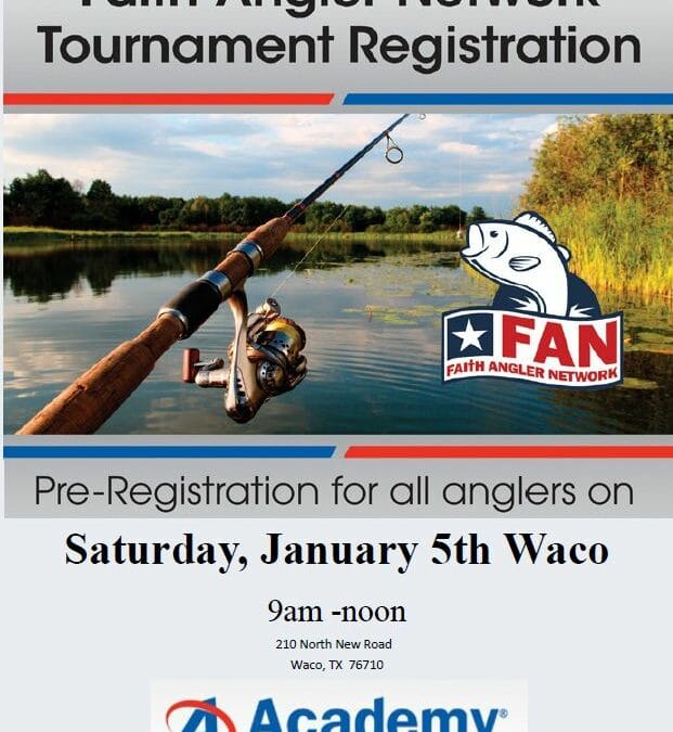 Faith angler network tournament registration.