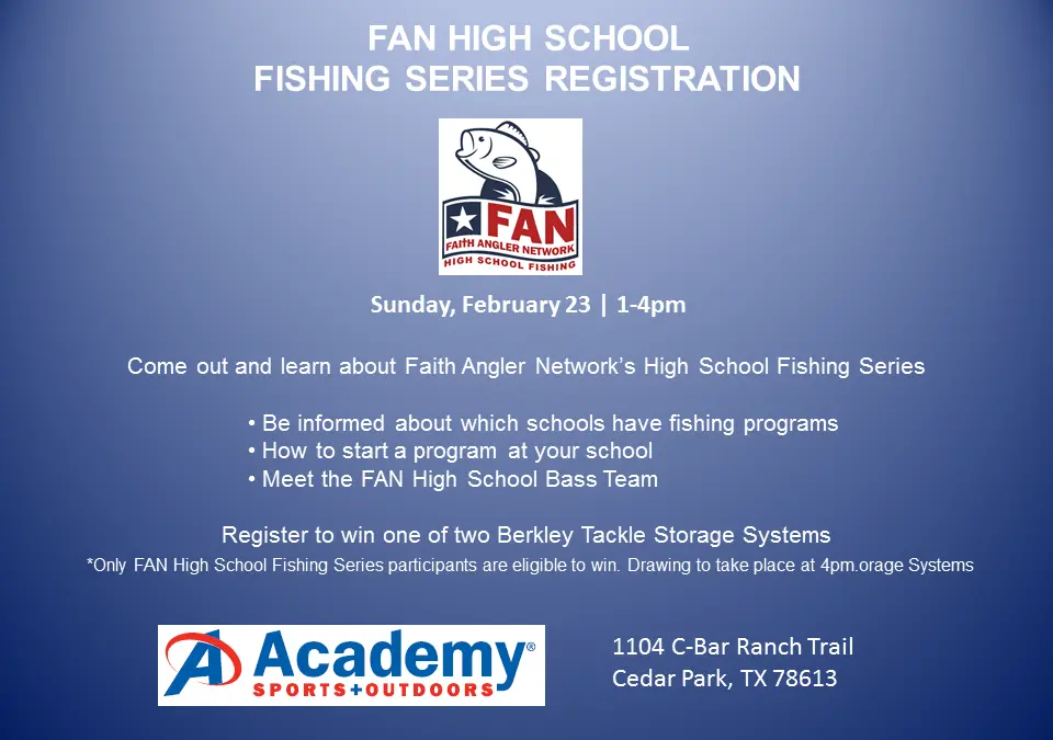 FAN High School Registration Day at Academy February 23rd 1-4PM