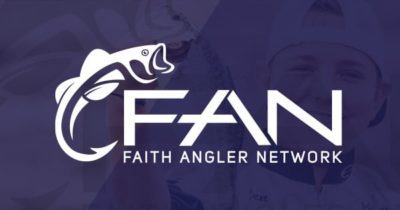 The logo for fan faith angler network.