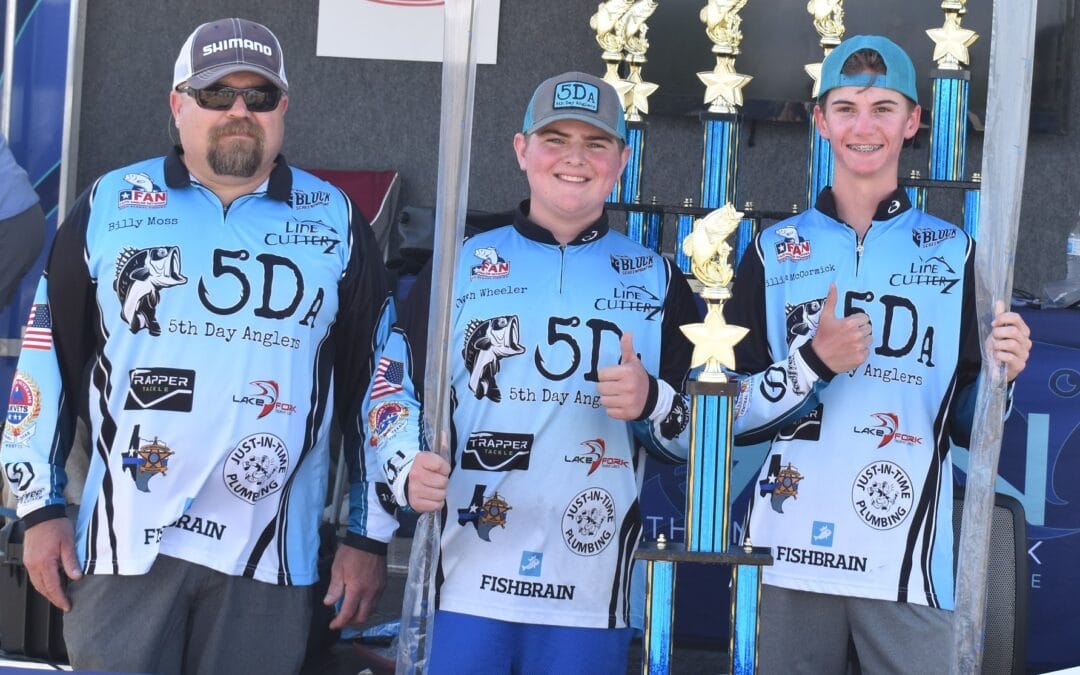 Owen Wheeler and William McCormick with 5th Day Anglers win the FAN Championship