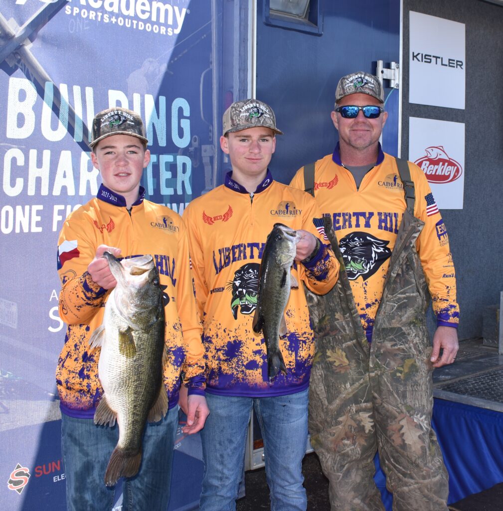 Ty Mechler and Christian Garcia with Guardians Bass Club WIN on Lake LBJ -  Faith Angler Network