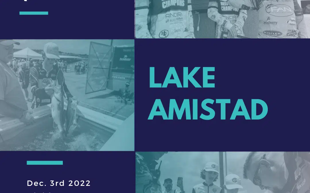 A poster with the words south qualifier 2 and lake amistad.
