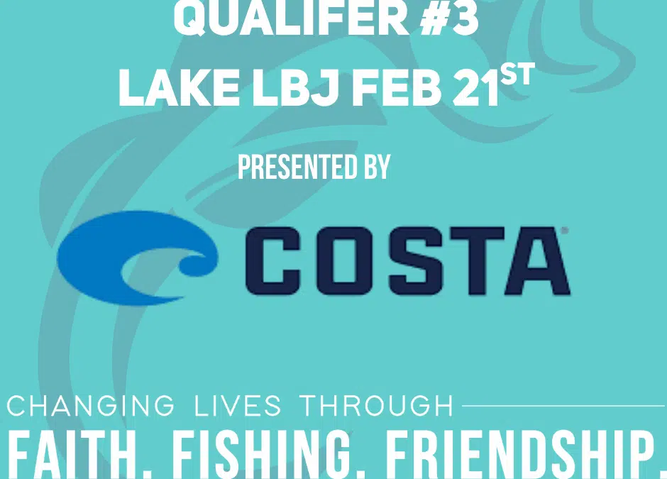 Lake LBJ qualifier poster with Costa logo