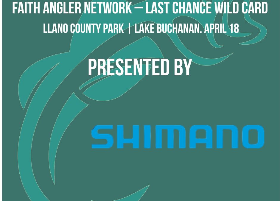 Faith Angler Network wild card event poster
